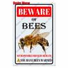 Винтаж Остерегайтесь собаки, металлический знак, предупреждение об опасности, защищенная собака питбуль, без бала, настенный декор, украшение частной территории, WY45
