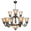 9+3 Light Black Portuguese Style Jhoomer Chandelier For Home Decor