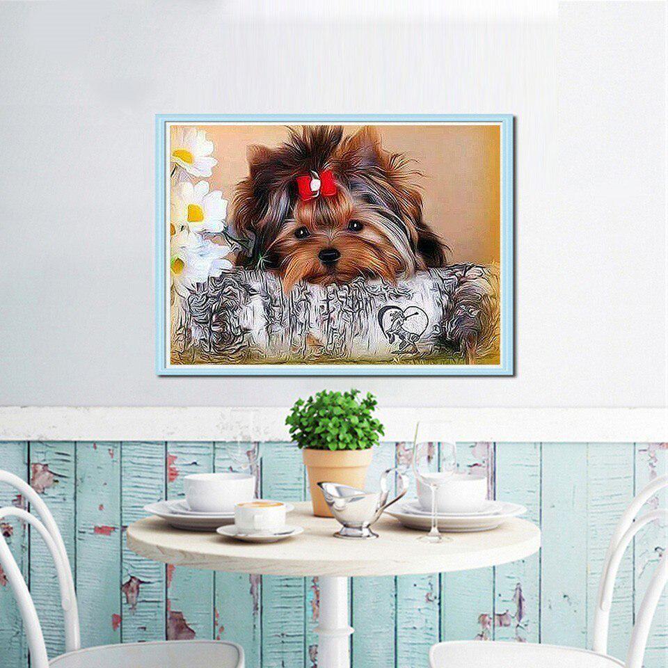 Round Animal Diamond Embroidery Full Cross Stitch Mosaic 5d Diy Diamond Painting