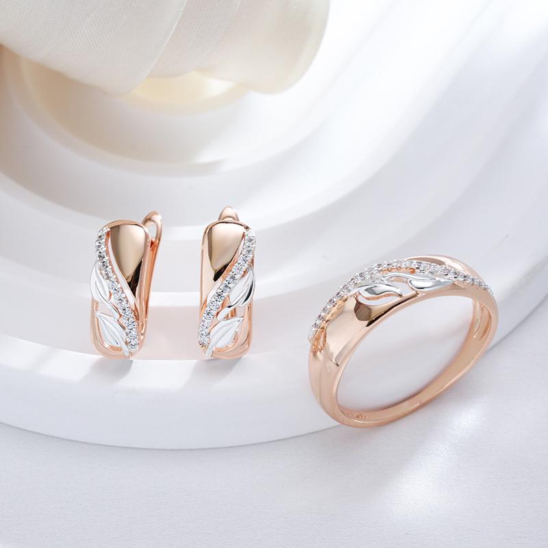 Серьги серебряного цвета с тиснением белого циркона, позолоченные для женщин, винтажные свадебные украшения