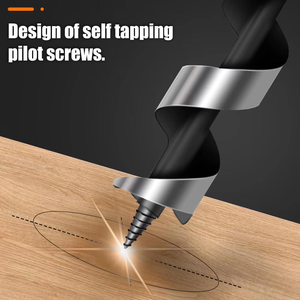 1PC Woodworking Roller Drill 230mm 350mm Long Hexagonal Handle Fried Dough Twists Wood Tapper Wood Door Lock Reaming Tool