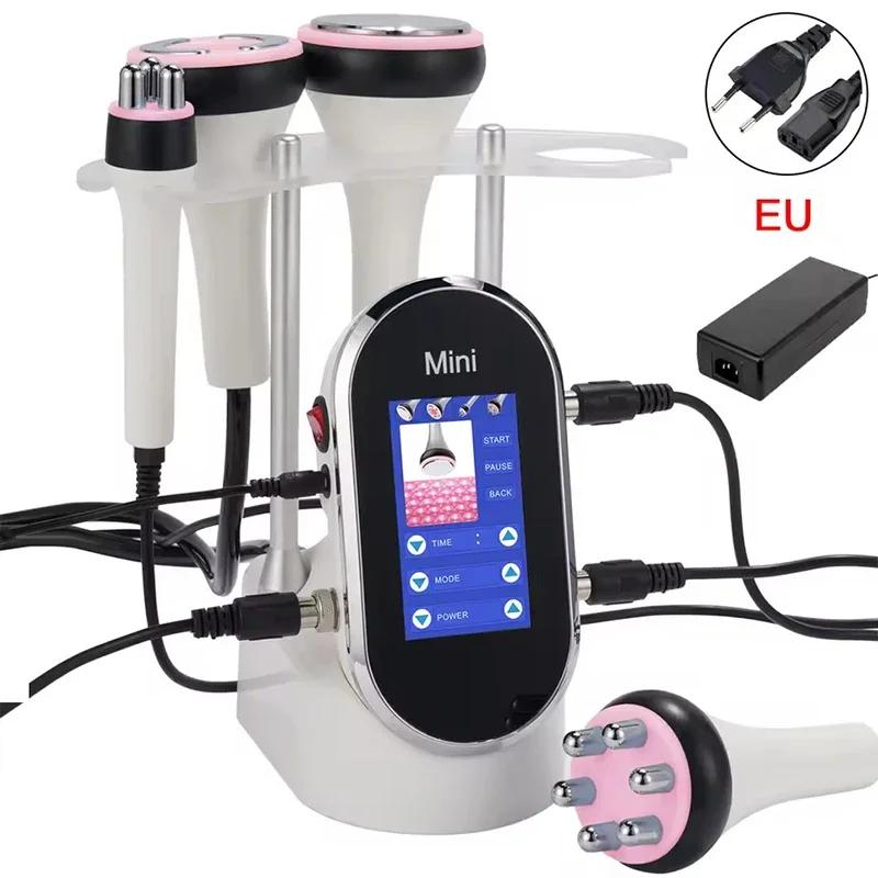 4 в 1 Уход за лицом 40K Кавитация Липо Похудение Ультразвуковая Липосакция Кавитационная Машина Подтяжка Кожи Лифтинг Косметологический Аппарат