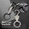 Alloy Emblem Key Ring Keychain Key Holder Auto Accessories For VRS Superb Yeti Octavia Enyaq Rapid Karoq Derivati Jzfb61
