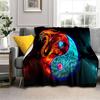 Chinese 3D Tai Chi Bagua Yin Yang  Blanket,Soft Throw Blanket for Home Bedroom Bed Sofa Picnic Travel Office Cover Blanket Kids