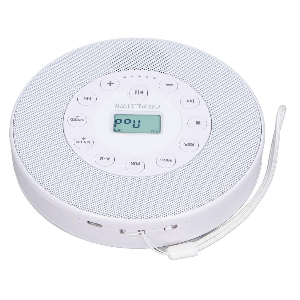 Портативный CD-плеер Bluetooth с динамиком Anti Skip CD-плеер для автомобиля Совместимость с MP3 Поддержка