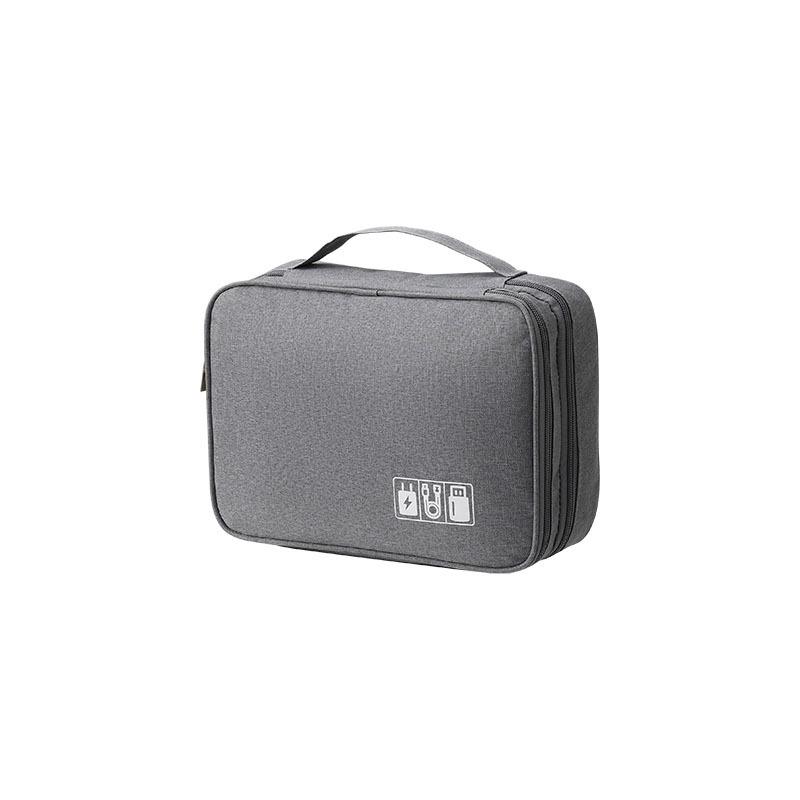 Многоцелевая портативная сумка большой вместимости для хранения косметики и внешнего аккумулятора