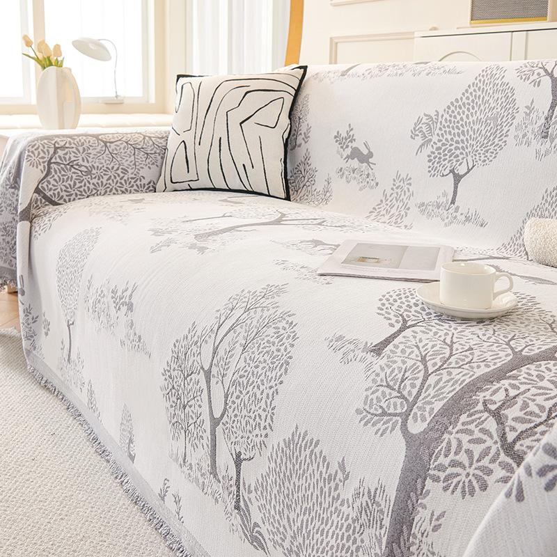 Чехол для дивана, новый чехол для дивана в пасторальном стиле на все времена года, подушка для дивана, полотенце для дивана с защитой от кошачьих царапин