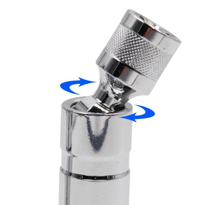 3/8" ключ для свечей зажигания универсальный шарнир магнитный гибкий инструмент для снятия втулки свечи зажигания 14 мм 16 мм привод Cr-V 12-точечный