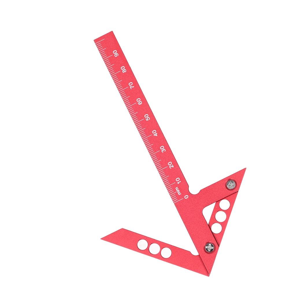 100mm Range Center Scribe Gauge 45 Degree 90 Degree Angle Scribing Tool Woodworking Line Caliber