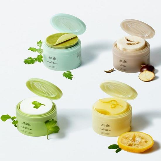 Hanyul Блокнот 60+10 листов План 4 типа на выбор (Молодая полынь Успокаивающий/Лунный юдзу Вита Осветляющий)