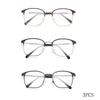 Хромированные безободковые очки для мужчин Модные очки Антирадиационные очки для глаз Солнцезащитные очки для мужчин Корейские очки Прямоугольные Компьютерные