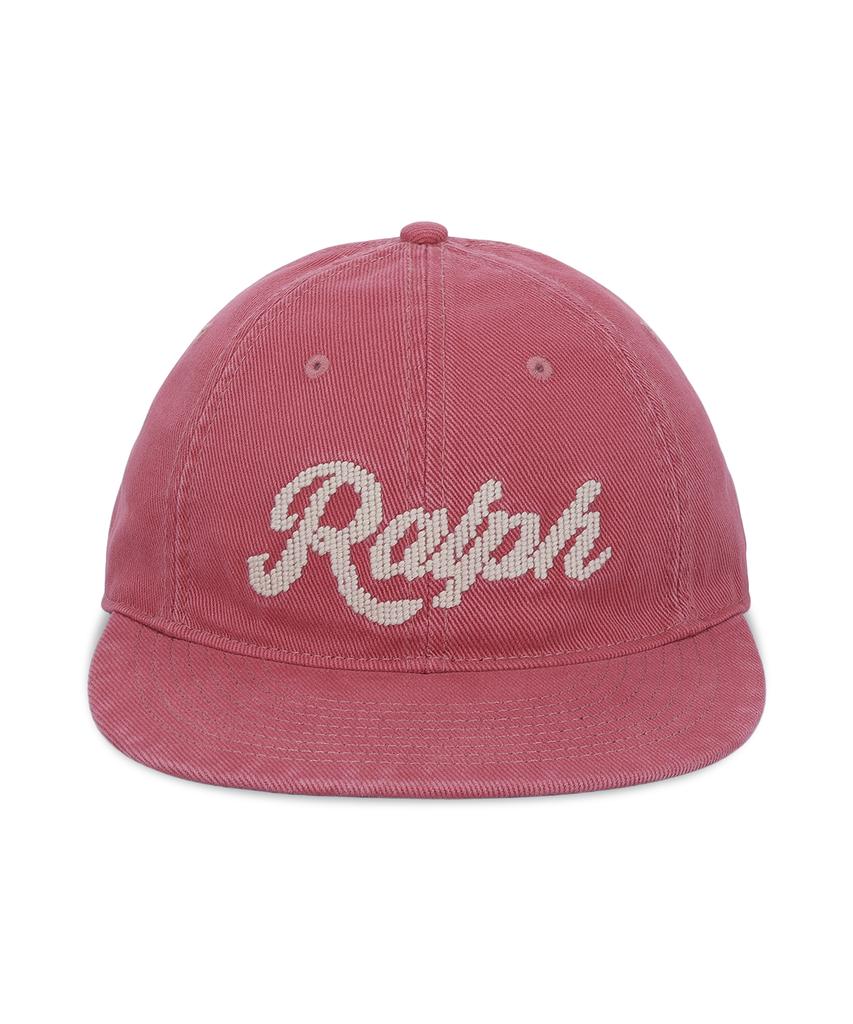 POLO RALPH LAUREN Твиловая бейсболка с логотипом Ralph - Темно-красный