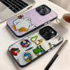 Чехол для телефона Club Penguin Для iPhone 16,15,14,13,12,11,8,7,Pro,Max,Plus,Mini,XS,SE Противоударный Черный Матовый Жесткий