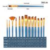 New 13Pcs Painting Brushes Set Artist Painting Brush for Oil Acrylic Watercolor Gouache Paint Professional Artist Supplies