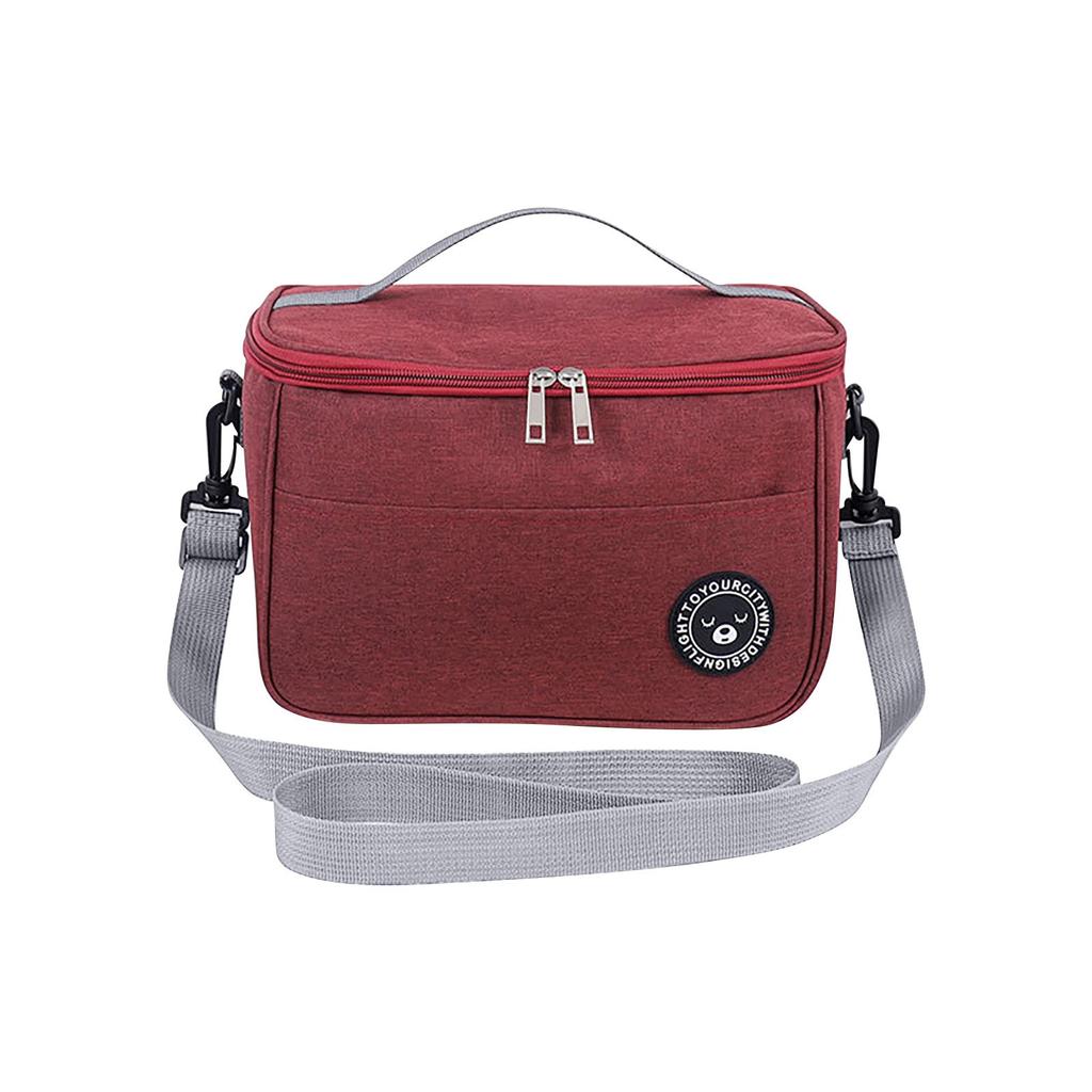 Изолированная коробка для обеда для пикника, портативная охлаждаемая сумка, водонепроницаемая сумка для обеда большой емкости, сумка для пикника