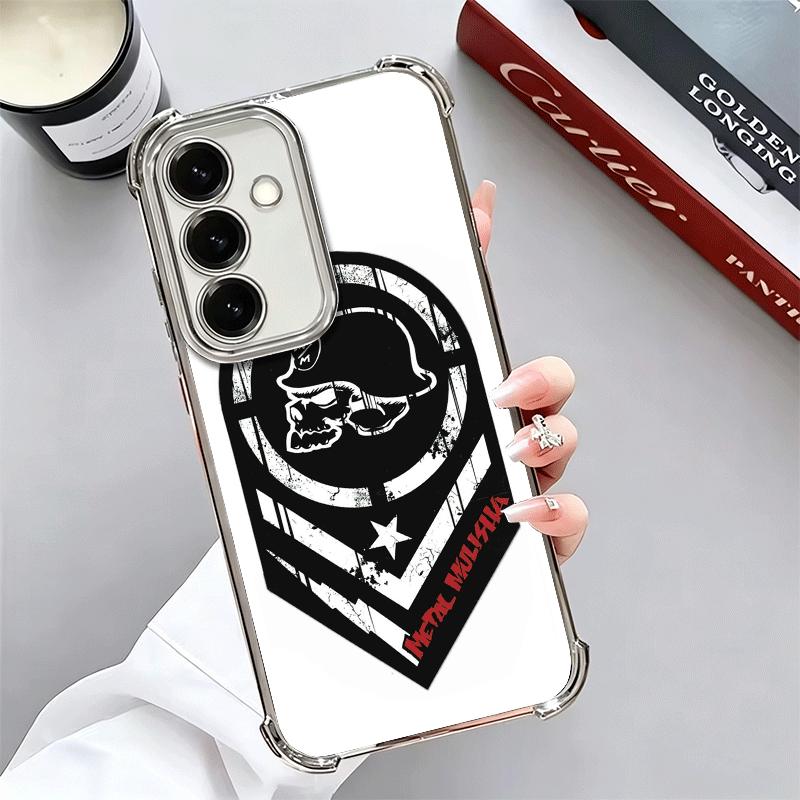 Металлический Чехол Для Телефона Metal Mulisha Для Samsung A17 A27 A07 A37 A57 A16 A56 A15 A55 A14 A54 A13 A53 A26 A36 A25 A35 A24 A34