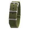 [Be Barrel] Ремень НАТО 20 мм для часов, сменный ремешок из нейлона, свободный размер, регулируемый (хаки серебристый)