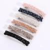 1PC Elegant Hairpins Rhinestone French Barrettes Hair Clips for Women