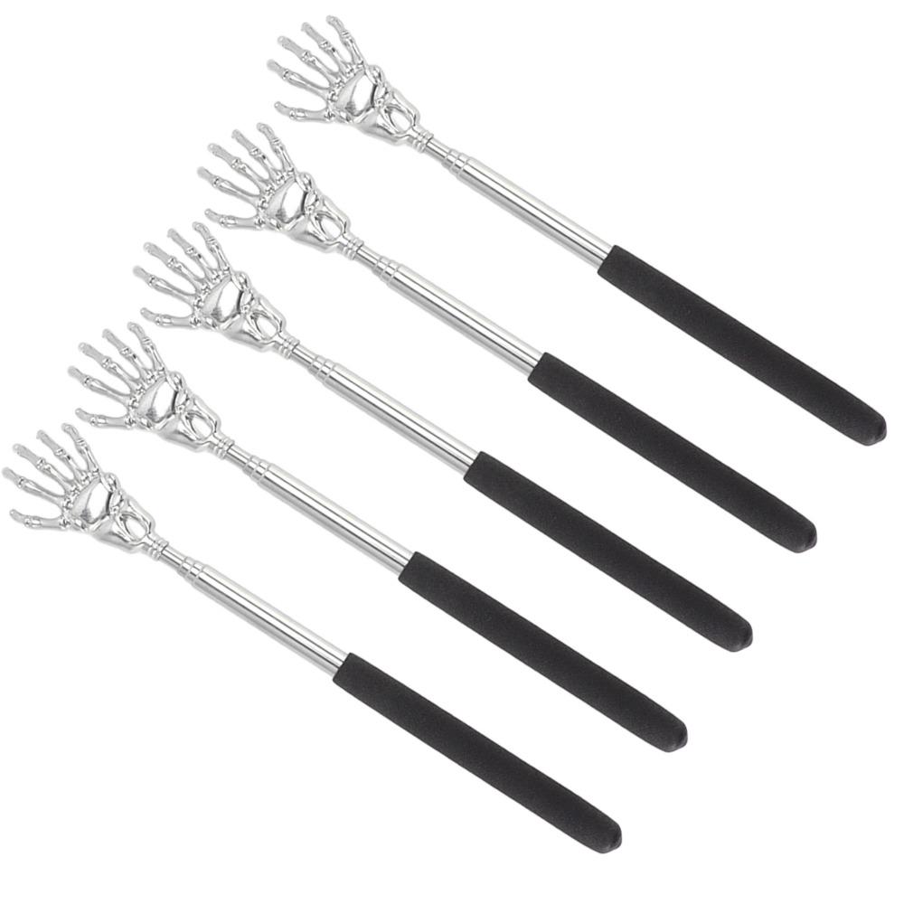 5Pcs Portable Back Scratcher Stainless Steel Body Massager Easy Carry Massage Tool Daily Care