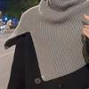 Модный осенний и зимний асимметричный шарф для женщин, высококачественный внешний шарф-пуловер, универсальный, морозостойкий и теплый шаль