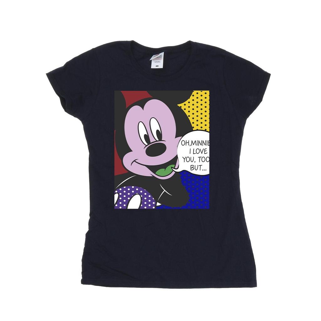 Disney Womens/Ladies Mickey Mouse Oh Minnie Pop Art Cotton T-Shirt