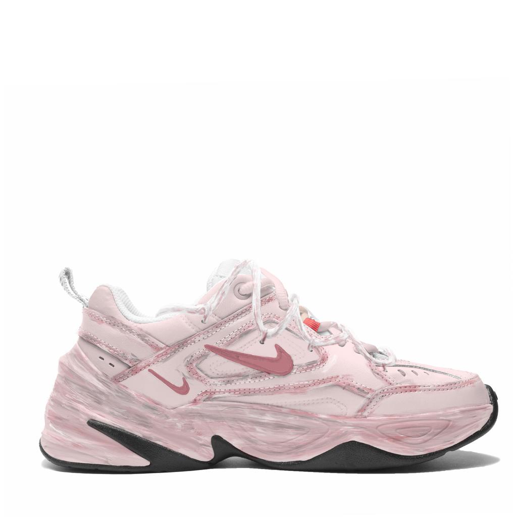 Nike M2K Tekno Monet Sunset Low top Chunky Sneakers Women's Pink AO3108-205(Team1499- )