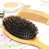 Natural Bristle Hair Brush Fashion Scalp Massage Wooden Handle Soft Prevent Hair Loss Styling Massage Comb