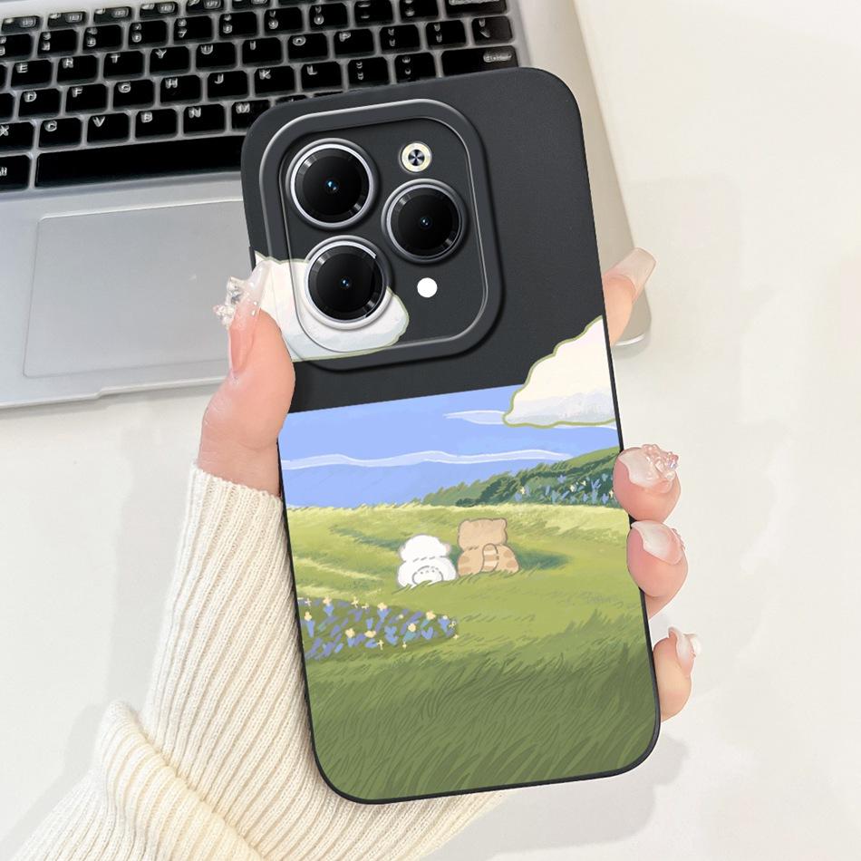 Чехол для Infinix Hot 40 Pro Hot 40 40i 40Pro Hot40 Hot40i Милый Мультяшный Панда Кролик Мягкий Силиконовый Ударопрочный Чехол для Телефона