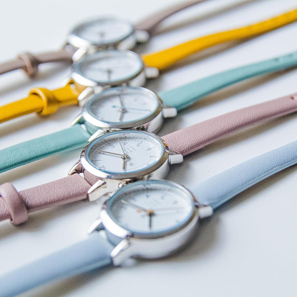 Watch Analog Leather Strap Easy To See Light Blue Conse Blue [Fieldwork] Women's JN008-1