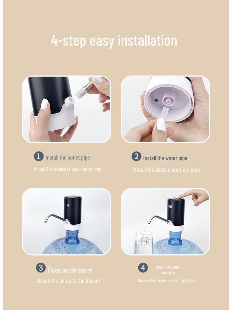 Электрический насос-дозатор для бутилированной, минеральной и чистой воды