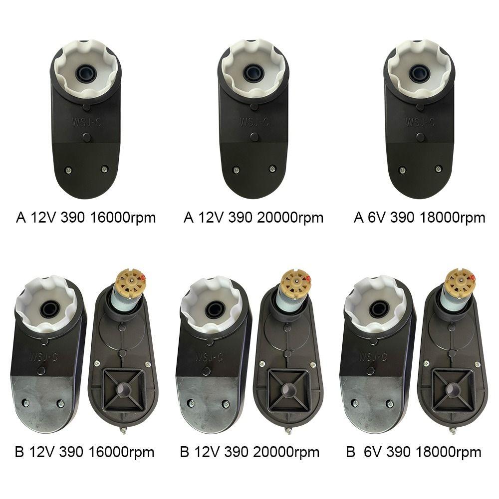 6V/12V RS390 Replacement Motor Hole Diameter 1.2cm Car Motor Gearbox Children's Electric Car