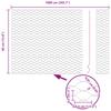 Hexagonal Fence Green 0.4 x 10 m Steel
