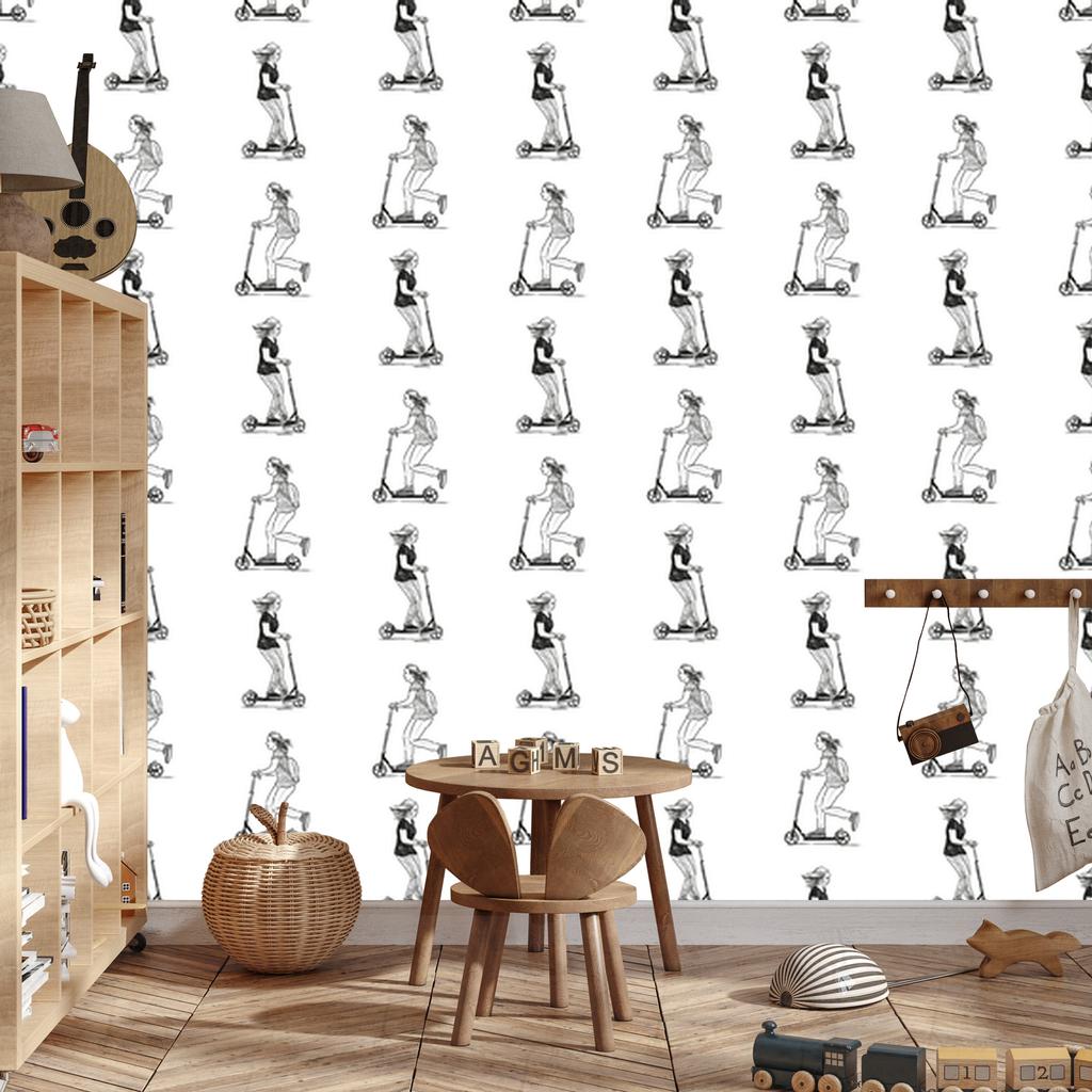 Wallpaper Decorative pattern for living room and bedroom 50x1000