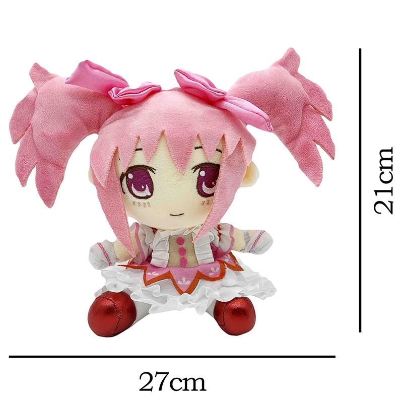 Мультяшная плюшевая игрушка Канаме Мадока Аниме Puella Magi Madoka Magica Набивная кукла Плюшевые фигурки Мягкие Фумо Детские фанаты Подарки для девочек