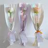 50pcs Waterproof Single Rose Sleeves Clear Bouquet Packaging Bags  For Valentine's Day