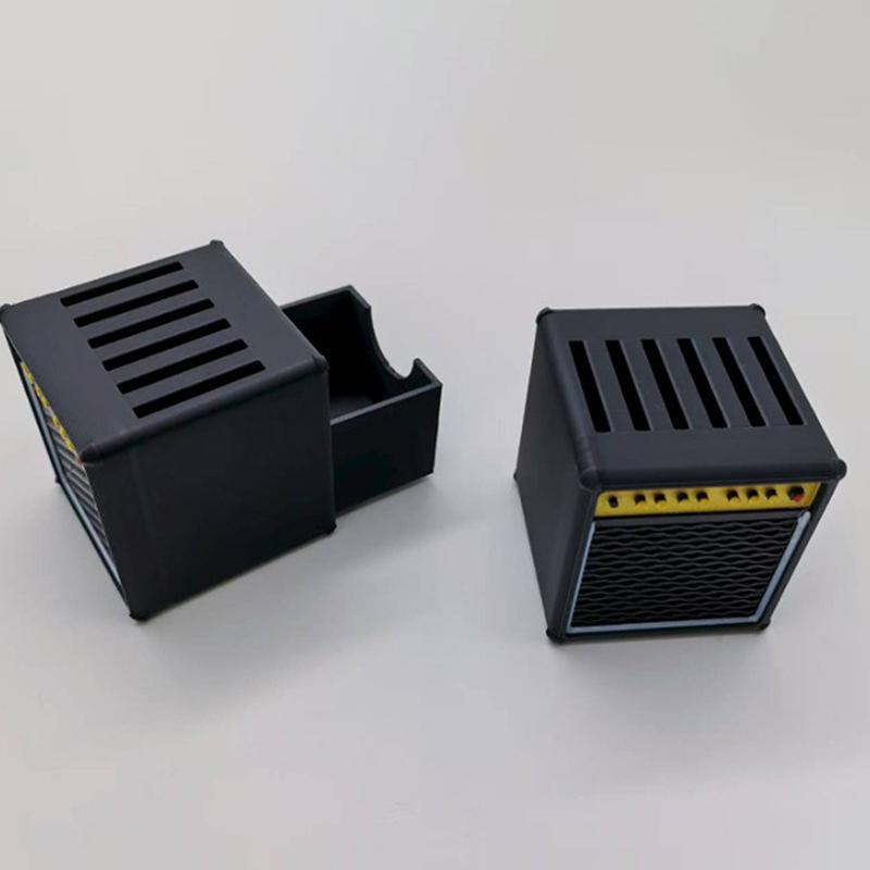 Портативный держатель для медиаторов для гитары, напечатанный на 3D-принтере, с ящиком, водонепроницаемый, пыленепроницаемый, органайзер для медиаторов, хранение и демонстрация медиаторов, подарки