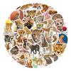 60 Cheetah Graffiti Animal Stickers for DIY Planner, Water Bottle, and Suitcase Decoration