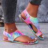 Women Flats Sandals 2024 New Summer Print Casual Shoes for Women Fashion Beach Dress Brand Sandals Flip Flops Zapatos De Mujer