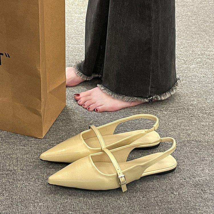 Женские повседневные сандалии из искусственной кожи, модные женские сандалии со стразами на плоской подошве, элегантные сандалии с открытым носком