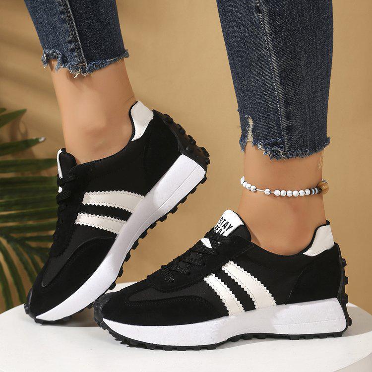 Женские кроссовки- dad sneakers большого размера 2025 года с зауженной талией - Повседневная спортивная обувь на толстой подошве для весны/лета