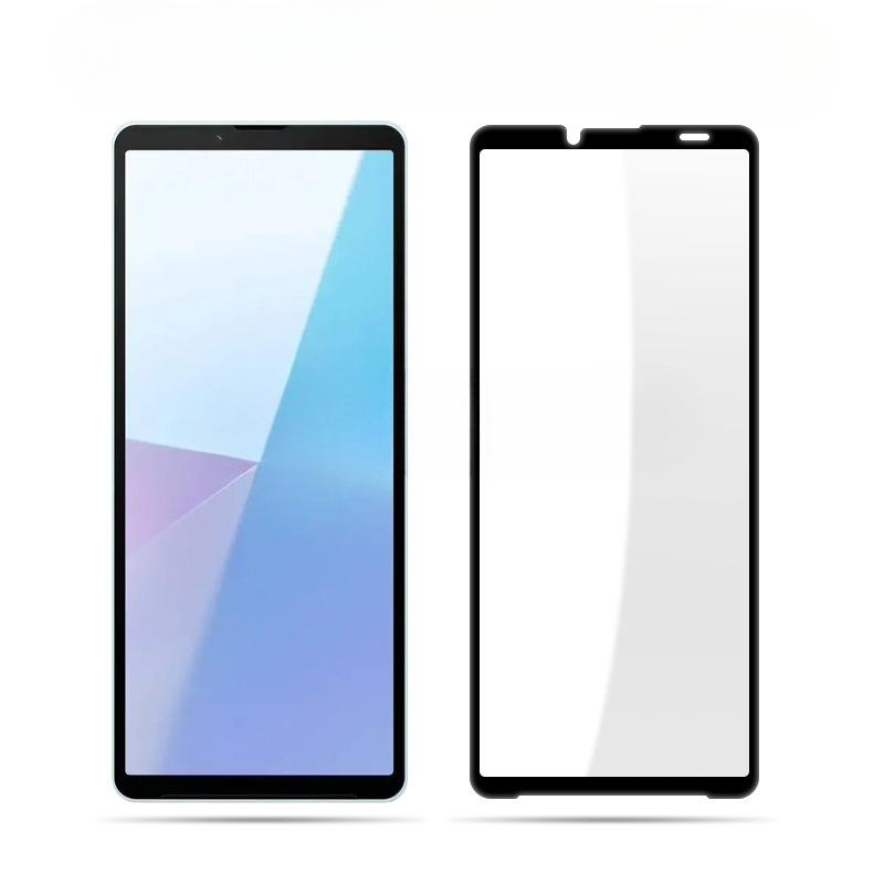 Закаленное стекло 9D для Sony Xperia 10 1 VI, прозрачная защитная пленка с черным краем для Sony Xperia10 Xperia1 10VI 1VI, защитная пленка