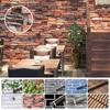 10М Кирпичные обои Преображение стола и шкафа Под дерево Водонепроницаемые ПВХ Самоклеящаяся фоновая наклейка на стену