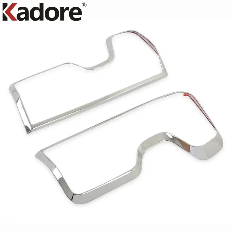 For Chevrolet Silverado 1500 2500HD 3500HD -  Chrome Car Rear Tail Light Lamp Cover Trim Taillight Frame Accessories