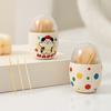 Magnetic Toothpick Box Cartoon Dog Dot Pattern Toothpick Holder Dispenser Fridge Magnet Dust-proof Kitchen Toothpick Organizer Container