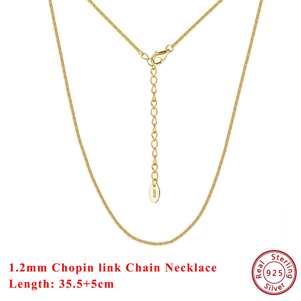 Effie Queen 925 пробы стерлинговое серебро 14K золото Звеньевая цепь-чокер Шопен Стиль минимализм Ожерелья Колье Унисекс Дизайн Подарок SC82