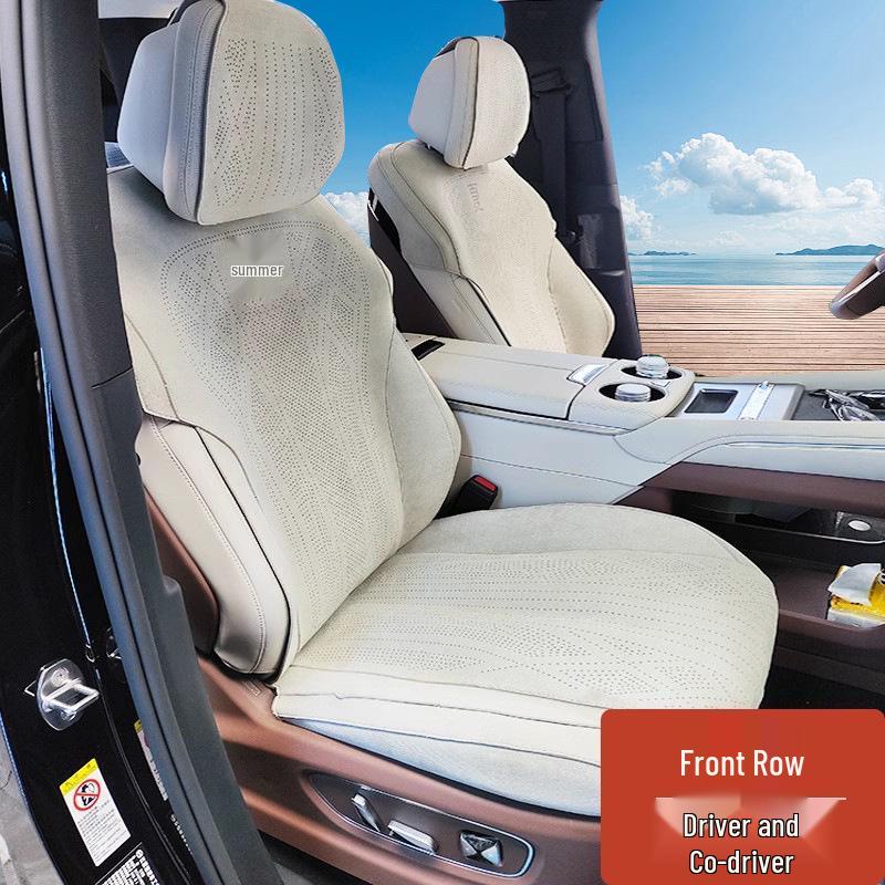 BYD Xia Zuo Cushion Seat Cover: Breathable, Ventilated Suede Mat for All-Season Use in Business Vehicles