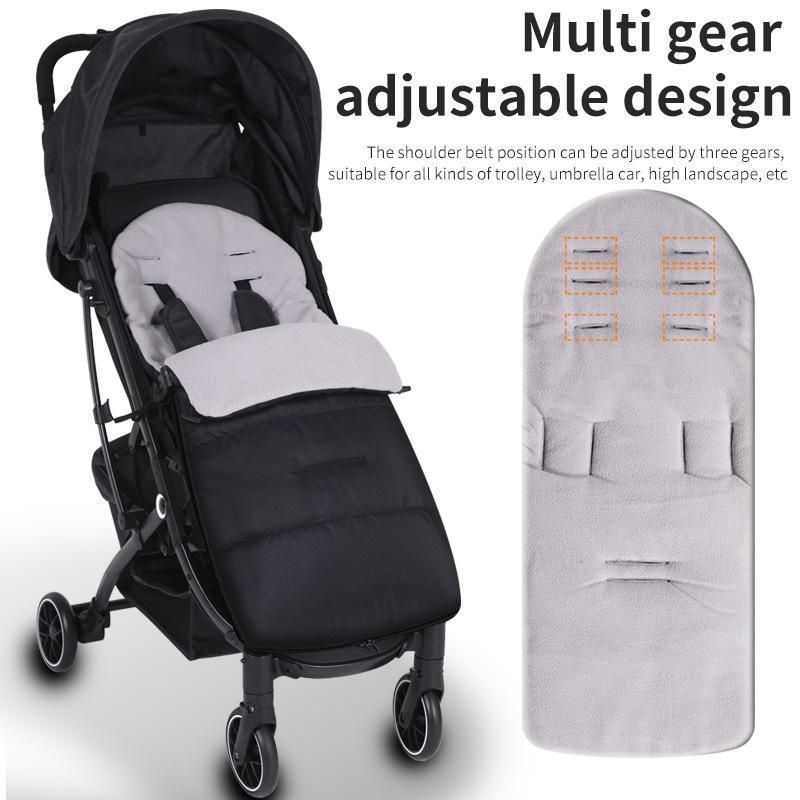 Windproof Winter Sleeping Bag and Foot Cover for Baby Stroller