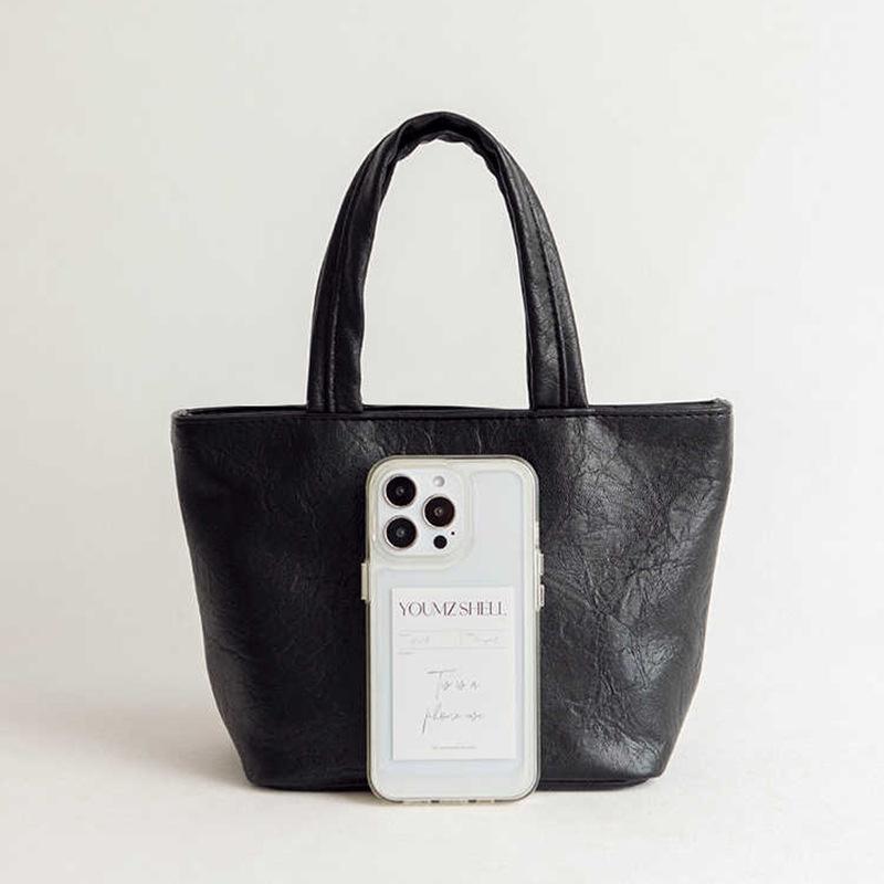 Handbag for Women 2025 New Autumn Winter Fashion Solid Color Cute Mini Handbag Tote Bag
