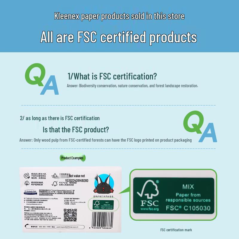 KLEENEX Бумажные салфетки для лица