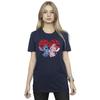 Disney Womens/Ladies Lilo & Stitch Hearts Cotton Boyfriend T-Shirt